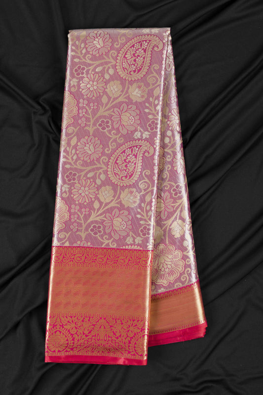 Traditex graceful Lilac saree with beautiful border design (TT24VST005MBR)